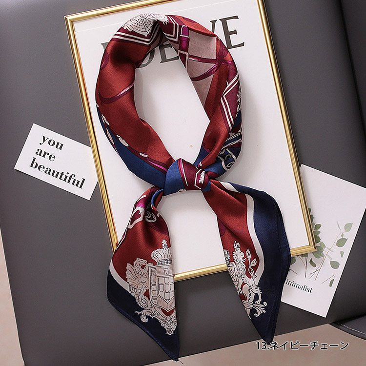 スカーフ レディース シルク シフォン スカーフベルト 韓国 送料無料 Dazzle ダズル