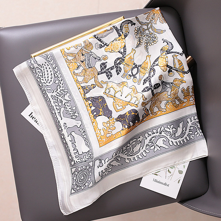 スカーフ レディース シルク シフォン スカーフベルト 韓国 送料無料 Dazzle ダズル