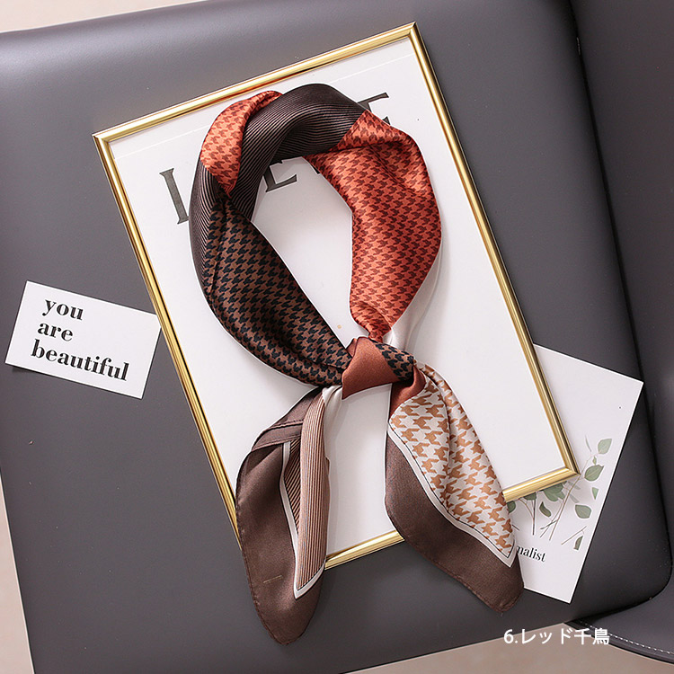 スカーフ レディース シルク シフォン スカーフベルト 韓国 送料無料 Dazzle ダズル