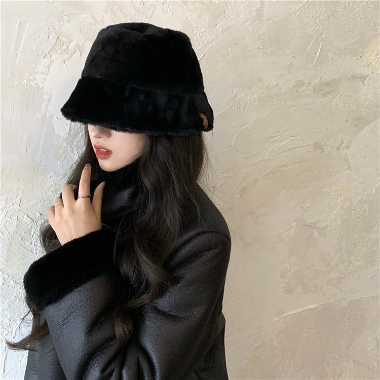 帽子 レディース ボア ファー ハット バケットハット ファーハット 韓国 送料無料 Dazzle ダズル