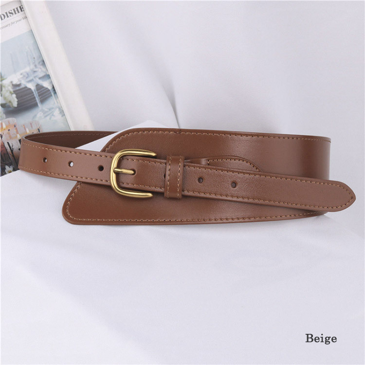 ベルト レディース 太 本革 おしゃれ 幅広 リアル レザー レザーベルト ワイド 太ベルト 牛革 Dazzle ダズル