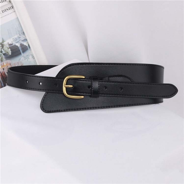 ベルト レディース 太 本革 おしゃれ 幅広 リアル レザー レザーベルト ワイド 太ベルト 牛革 Dazzle ダズル