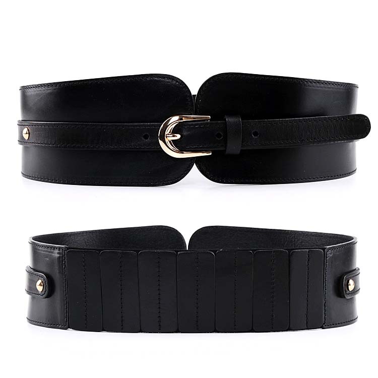 ベルト レディース 太 本革 おしゃれ 幅広 リアル レザー レザーベルト ワイド 太ベルト 牛革 Dazzle ダズル