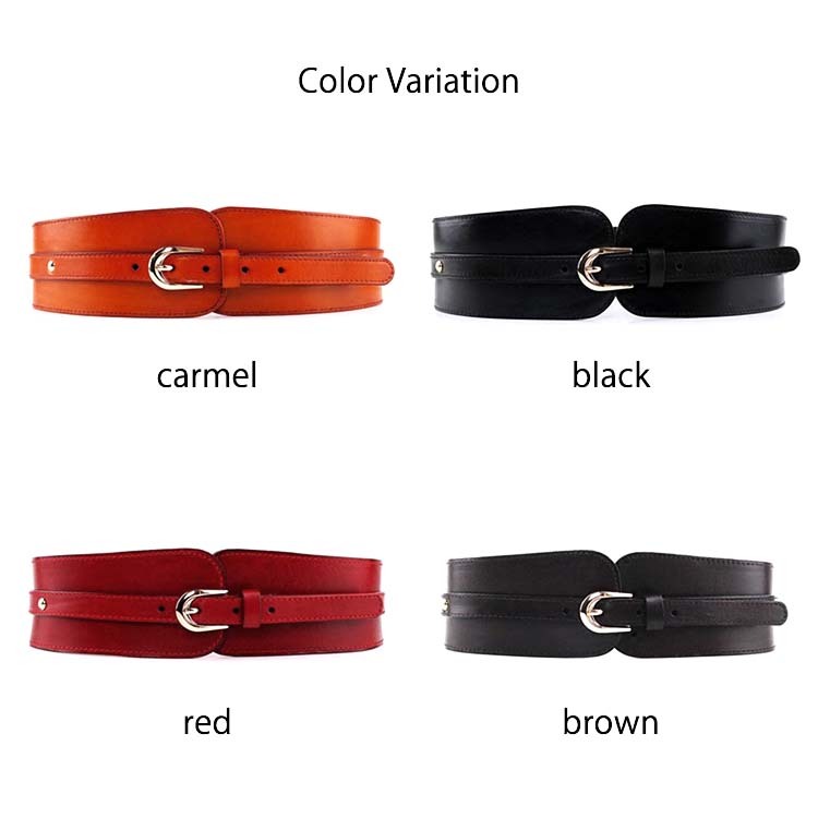 ベルト レディース 太 本革 おしゃれ 幅広 リアル レザー レザーベルト ワイド 太ベルト 牛革 Dazzle ダズル