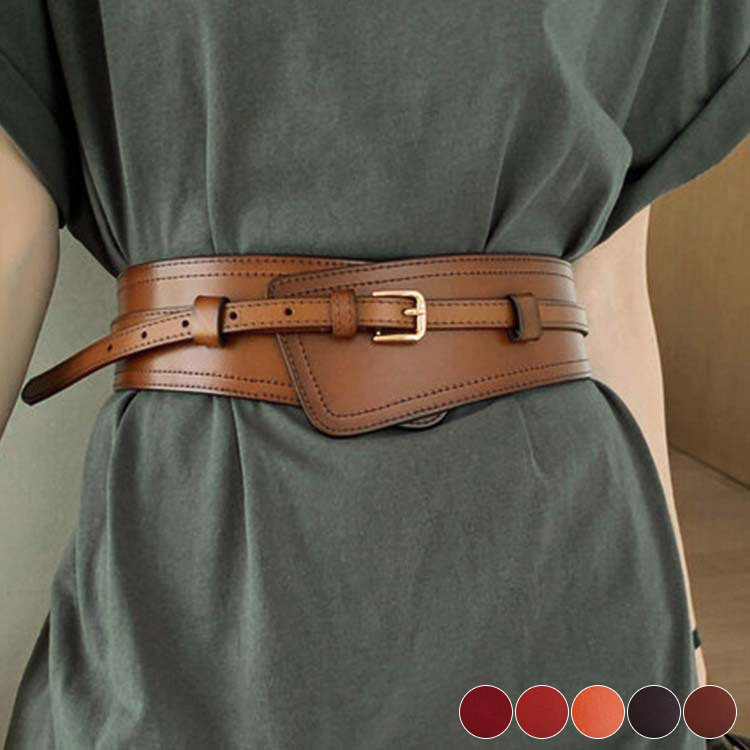 ベルト レディース 太 本革 おしゃれ 幅広 リアル レザー レザーベルト 細 太ベルト 細ベルト セット リアルレザー 牛革 Dazzle ダズル