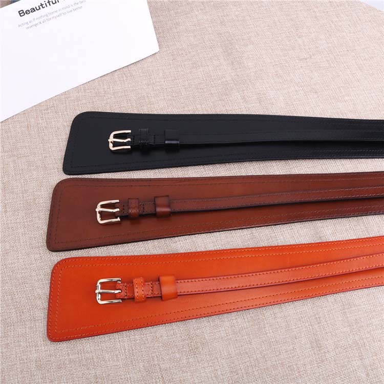 ベルト レディース 太 本革 おしゃれ 幅広 リアル レザー レザーベルト 細 太ベルト 細ベルト セット リアルレザー 牛革 Dazzle ダズル