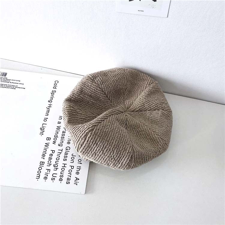 ベレー帽ニット 帽子 レディース メンズ ユニセックス レトロ 無地 おしゃれ かわいい ニット帽 韓国 パープル キャメル ベージュ Dazzle ダズル