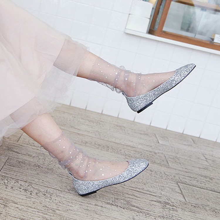 シースルー ソックス レディース メッシュ レース 韓国 送料無料 Dazzle ダズル