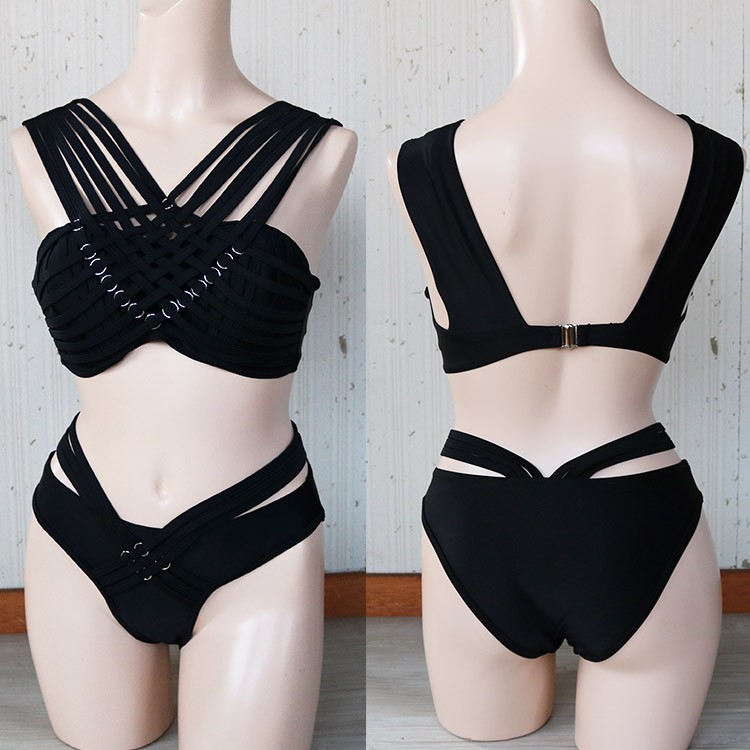 ビキニ 水着 黒 グレーセクシー 韓国水着 韓国ファッション Dazzle ダズル