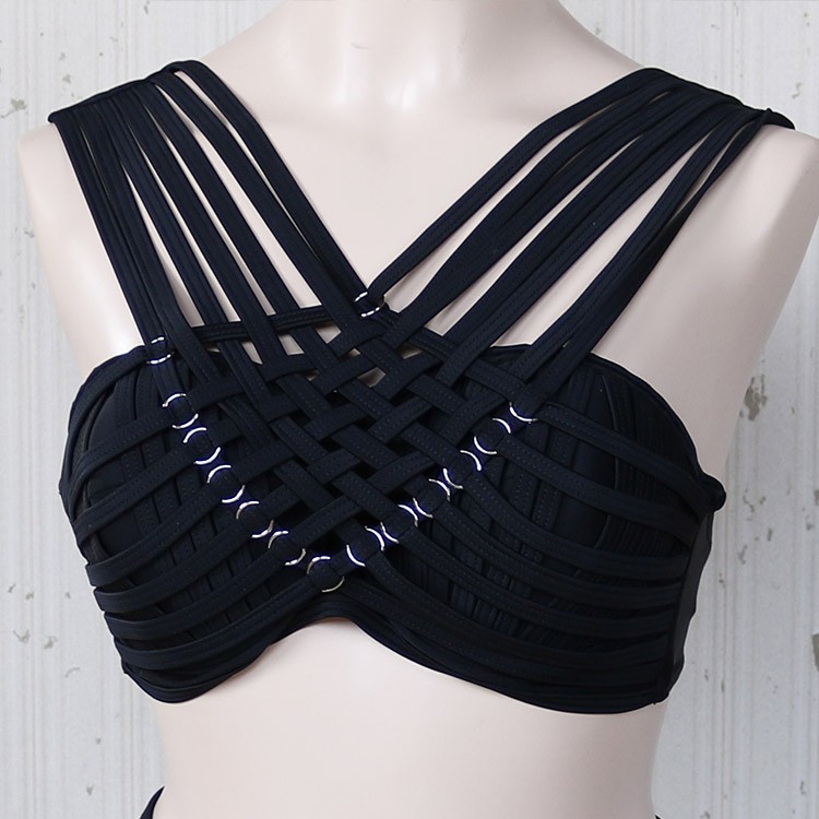 ビキニ 水着 黒 グレーセクシー 韓国水着 韓国ファッション Dazzle ダズル