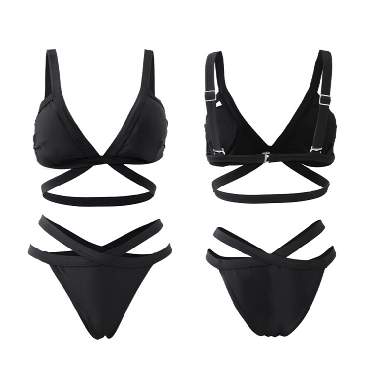 水着 レディース ビキニ 大胆カット セクシー 無地 シンプル Dazzle ダズル