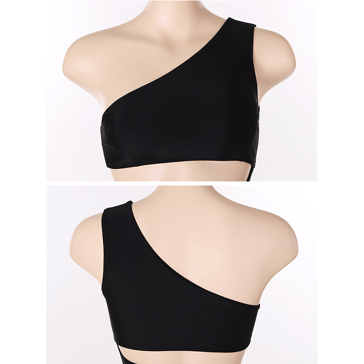 水着 レディース モノキニ ビキニ リボン 体系カバー ワンショルダー 腰ひも セクシー エレガント ジョイフィール joyfeel