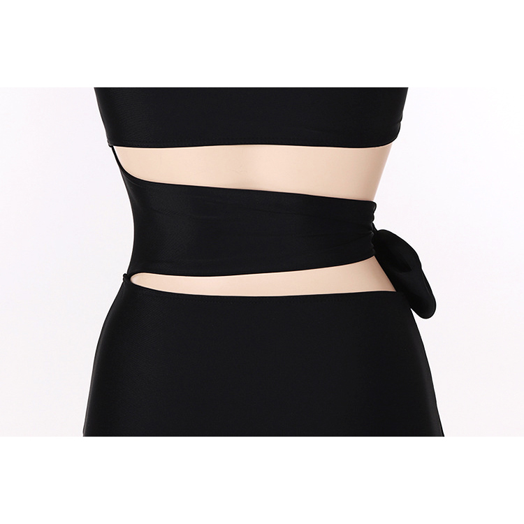 水着 レディース モノキニ ビキニ リボン 体系カバー ワンショルダー 腰ひも セクシー エレガント ジョイフィール joyfeel