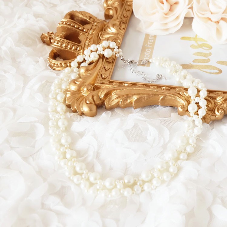 パール ネックレス パールネックレス アクセサリー パーティ フォーマル 韓国 送料無料 Dazzle ダズル