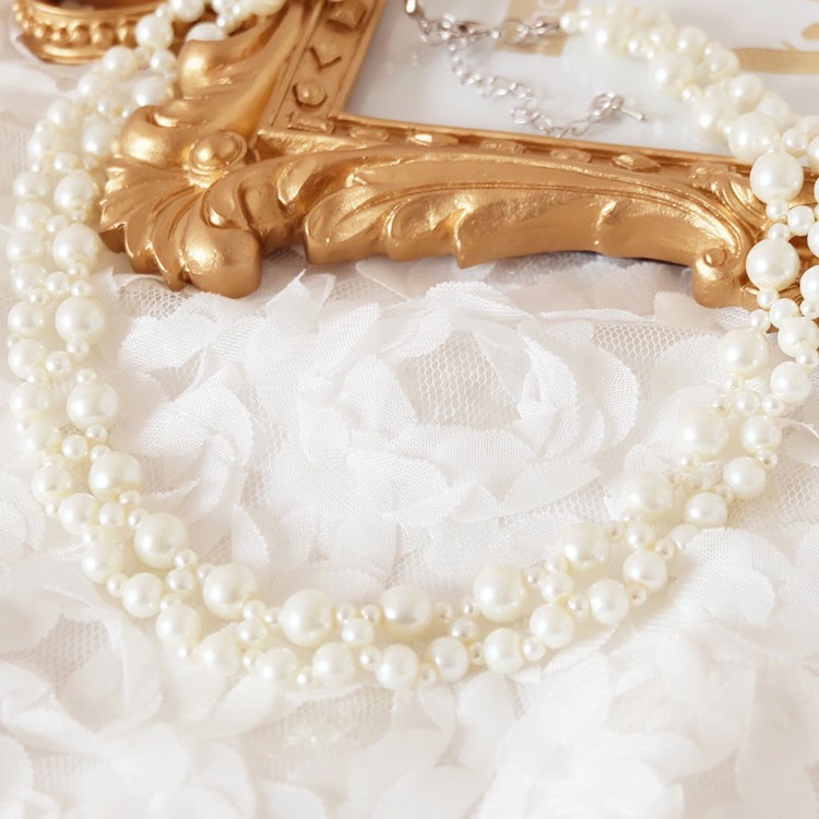 パール ネックレス パールネックレス アクセサリー パーティ フォーマル 韓国 送料無料 Dazzle ダズル