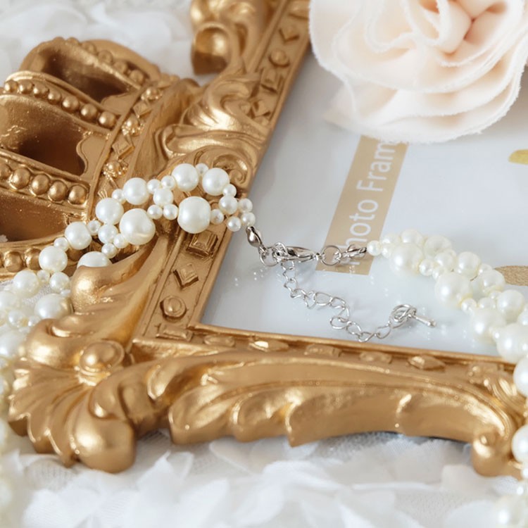 パール ネックレス パールネックレス アクセサリー パーティ フォーマル 韓国 送料無料 Dazzle ダズル