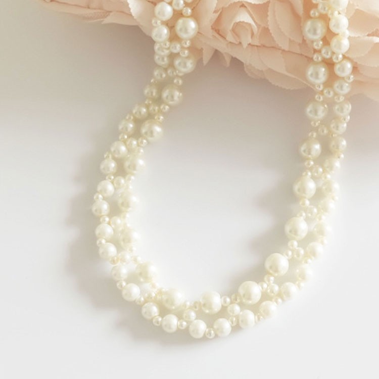 パール ネックレス パールネックレス アクセサリー パーティ フォーマル 韓国 送料無料 Dazzle ダズル