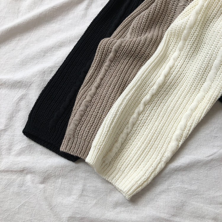 ケーブルニット レディース ニット トップス オーバーサイズ 韓国 送料無料 Dazzle ダズル