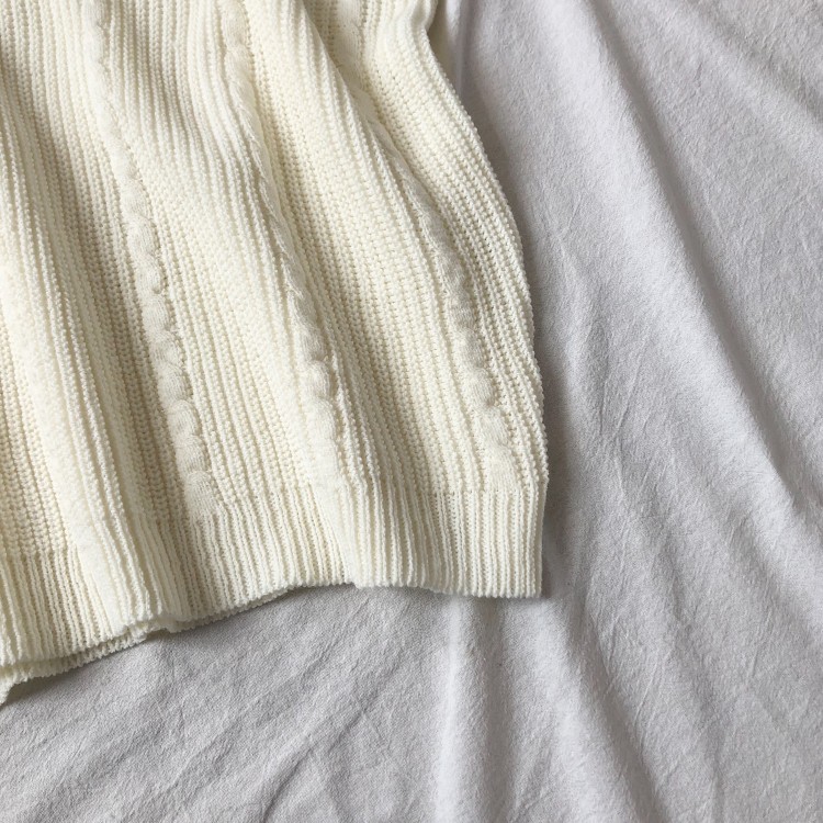 ケーブルニット レディース ニット トップス オーバーサイズ 韓国 送料無料 Dazzle ダズル