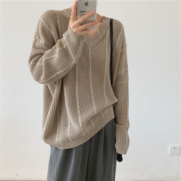 ケーブルニット レディース ニット トップス オーバーサイズ 韓国 送料無料 Dazzle ダズル