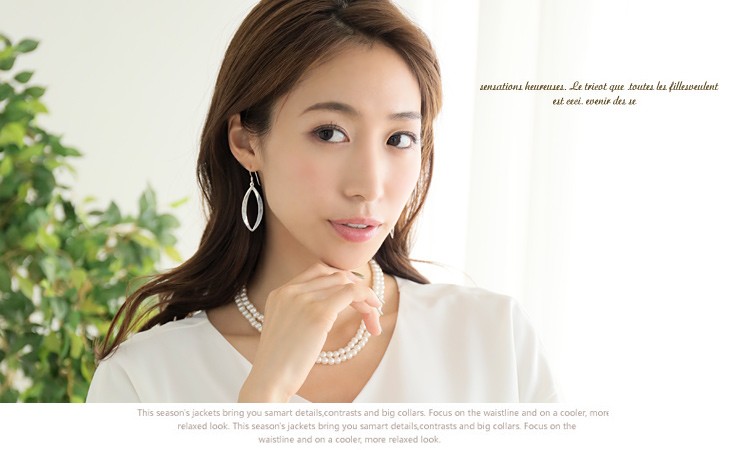 ピアス 揺れる シルバー フープ リング フープ リング レディース メール便送料無料 Dazzle ダズル