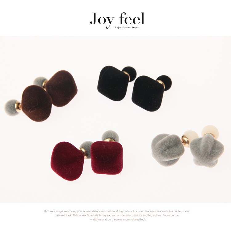 ピアス レディース ベルベット ベロア バックキャッチ プレゼント メール便送料無料 Dazzle ダズル