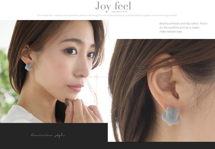 ピアス レディース ベルベット ベロア バックキャッチ プレゼント メール便送料無料 Dazzle ダズル