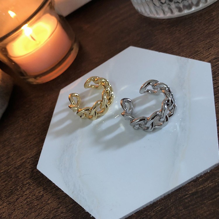 チェーン リング フリーサイズ 指輪 アクセサリー パーティ フォーマル 韓国アクセ 送料無料 Dazzle ダズル