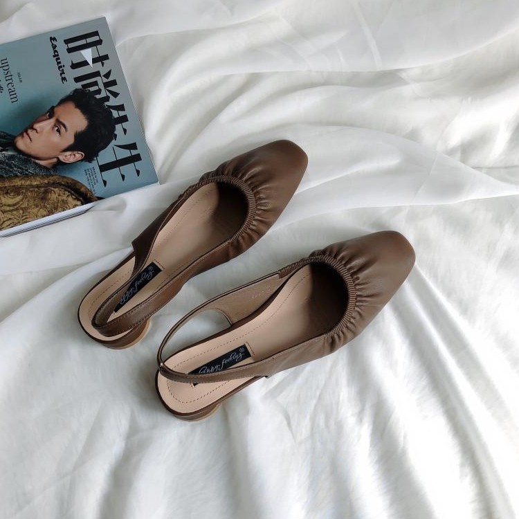 サンダル ギャザー レディース スクエアトゥ フラットサンダル 韓国 Dazzle ダズル