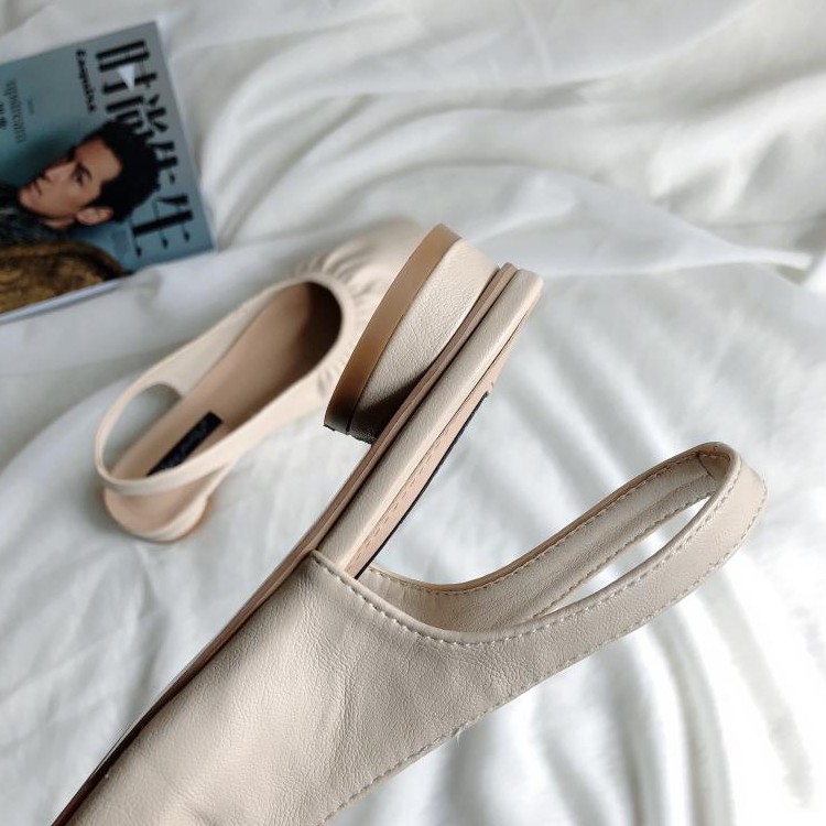 サンダル ギャザー レディース スクエアトゥ フラットサンダル 韓国 Dazzle ダズル