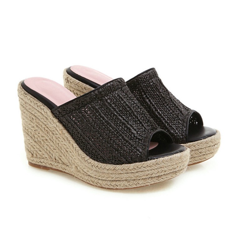 サンダル ウエッジソール 編み レディース 厚底サンダル 韓国 Dazzle ダズル