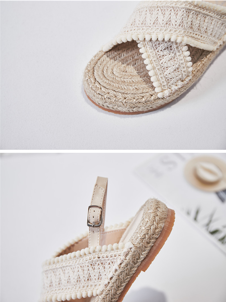 サンダル エスニック レディース ロープ 編みサンダル 韓国 Dazzle ダズル