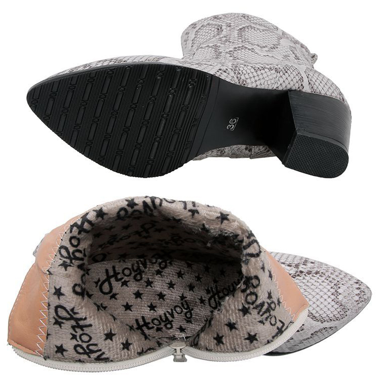 ショートブーツ パイソン レディース ブーツ 蛇柄 パイソン柄 韓国 Dazzle ダズル