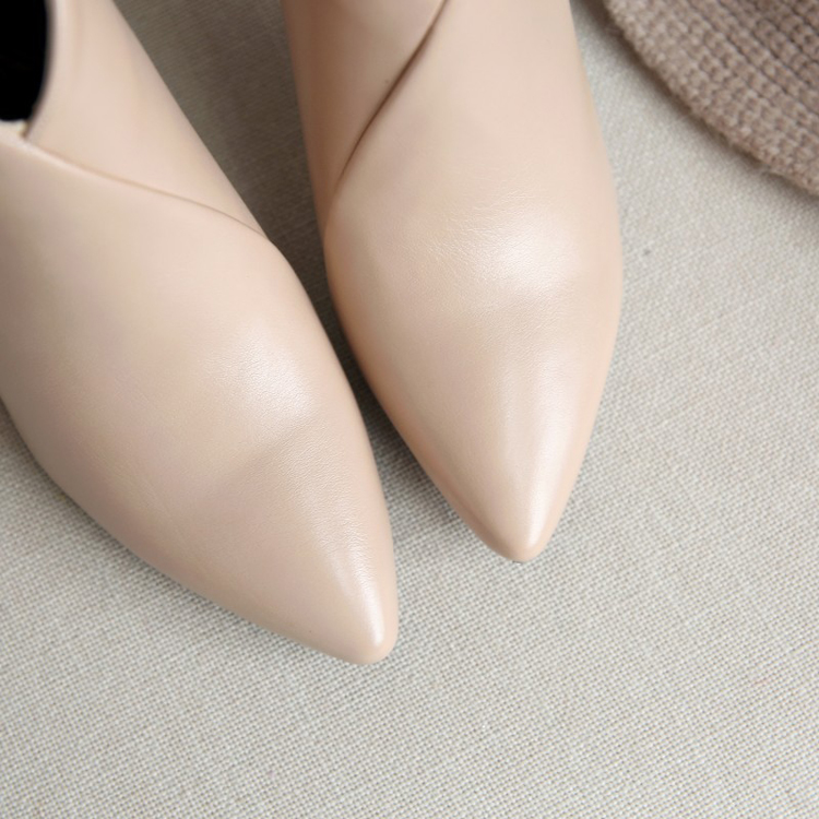 ブーティー Vカット ピンヒール ハイヒール ショートブーツ 韓国 Dazzle ダズル