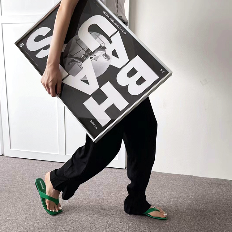 サンダル レディース ビーチサンダル トングサンダル フラット スクエアトゥ ぺたんこ おしゃれ ひょう柄 パイソン ジョイフィール joyfeel