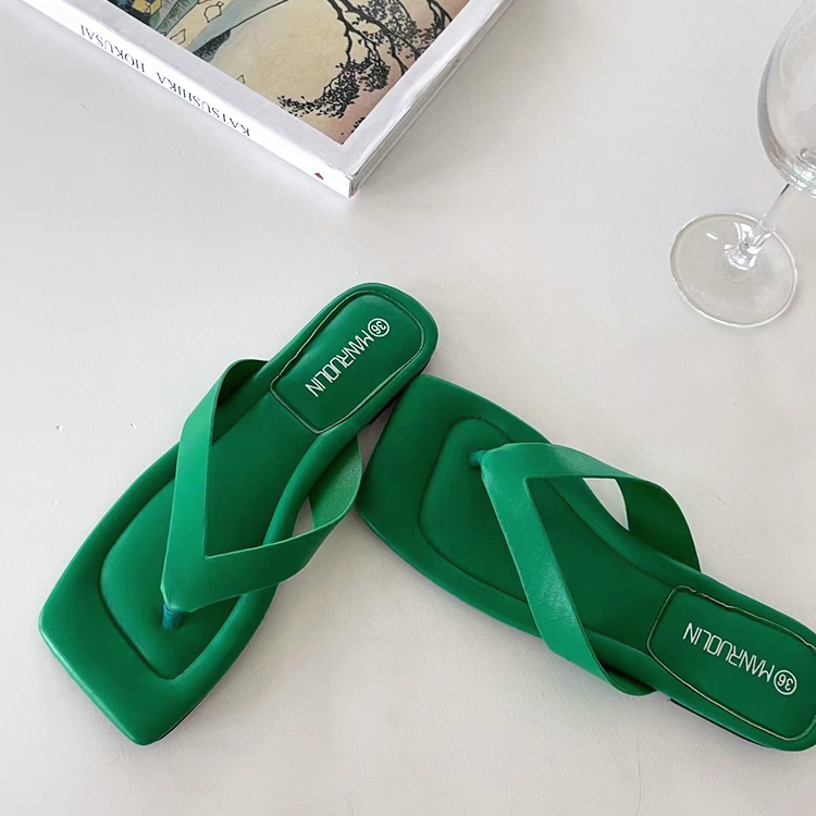 サンダル レディース ビーチサンダル トングサンダル フラット スクエアトゥ ぺたんこ おしゃれ ひょう柄 パイソン ジョイフィール joyfeel