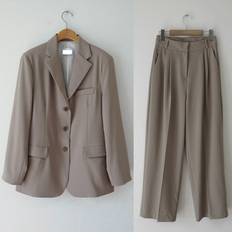 スーツ パンツ レディース パンツスーツ ワイドパンツ 黒 卒園式 卒業式 入学式 OL オフフィス 韓国 ジョイフィール joyfeel