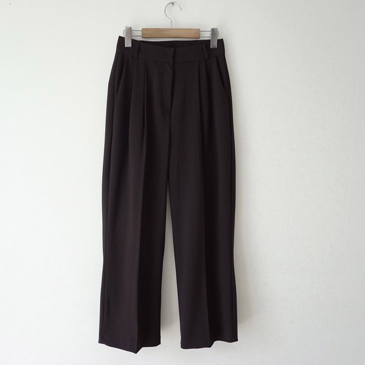 スーツ パンツ レディース パンツスーツ ワイドパンツ 黒 卒園式 卒業式 入学式 OL オフフィス 韓国 ジョイフィール joyfeel