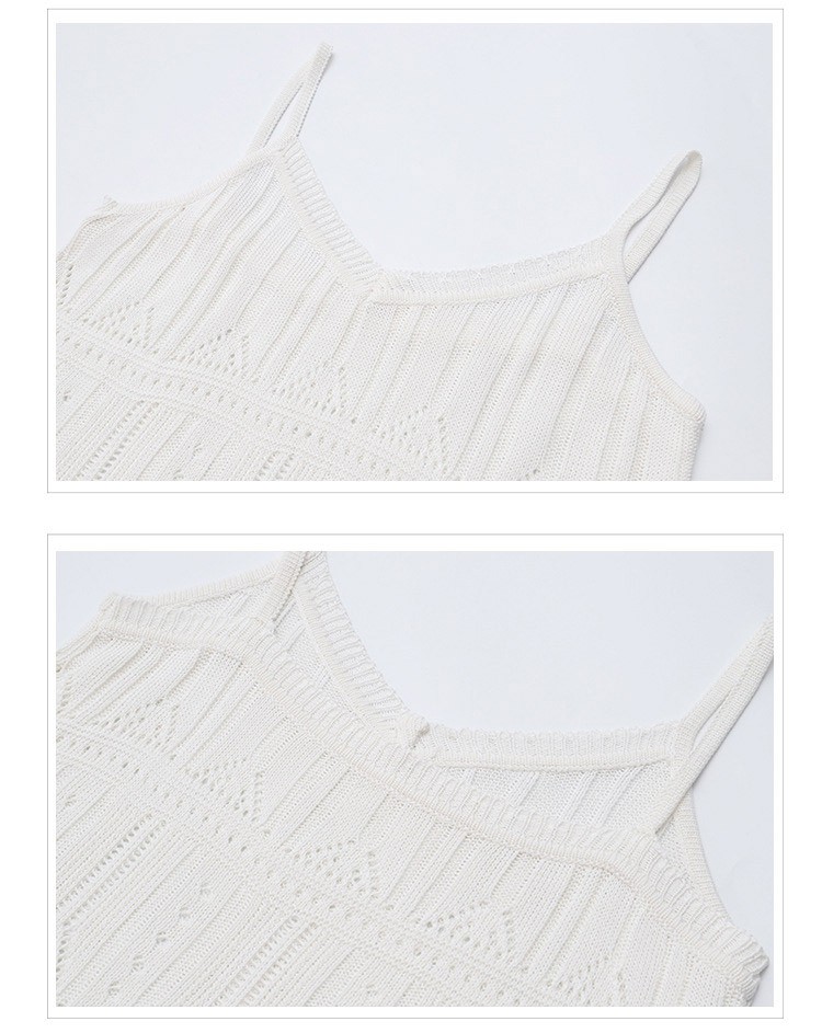 ビスチェ クロシェ レディース セクシー レース モカ 白 韓国ファッション ジョイフィール joyfeel