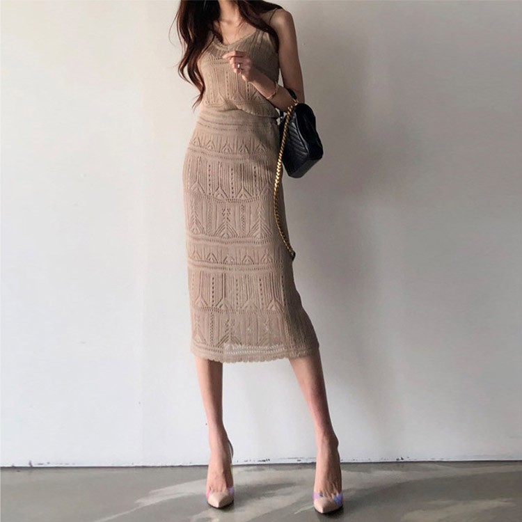 ビスチェ クロシェ レディース セクシー レース モカ 白 韓国ファッション ジョイフィール joyfeel