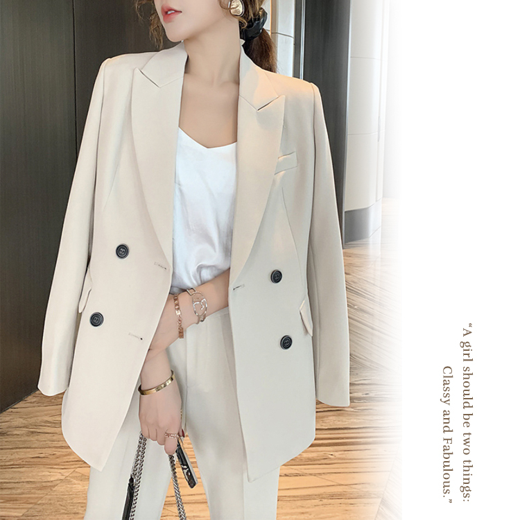 パンツスーツ レディース スーツ ダブルボタン おしゃれ オフィス エレガント OL 通勤 ジャケット ワイドパンツ 大入学式 卒業式 かっこいい ジョイフィール joyfeel