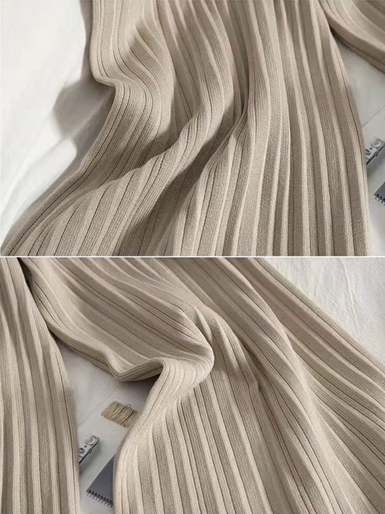 セットアップ レディース サマーニット 半袖 トップス Vネック ワイドパンツ 9分丈 夏 春 無地 フレンチスリーブ エレガント おし Dazzle ダズル