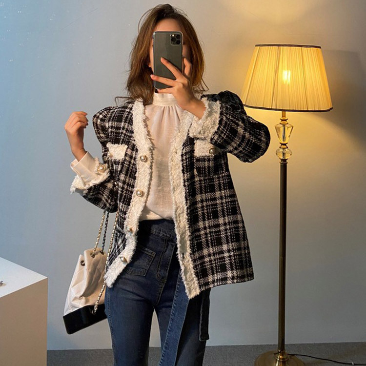 ブラウス サテン レディース 長袖 ボリューム袖 バルーンスリーブ 韓国 送料無料 ジョイフィール joyfeel