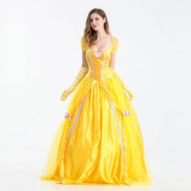 コスプレ 美女と野獣 ベル プリンセス 大人用 女性用 ディズニープリンセス ドレス コスチューム ハロウィン 送料無料 Jo Tc 24 海外ファッション Joyfeel 通販 Yahoo ショッピング