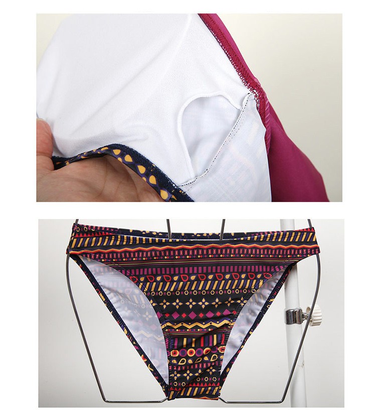 水着 ビキニ 2点セット カラフル 大人 ビーチウェア 体系カバー  レディース