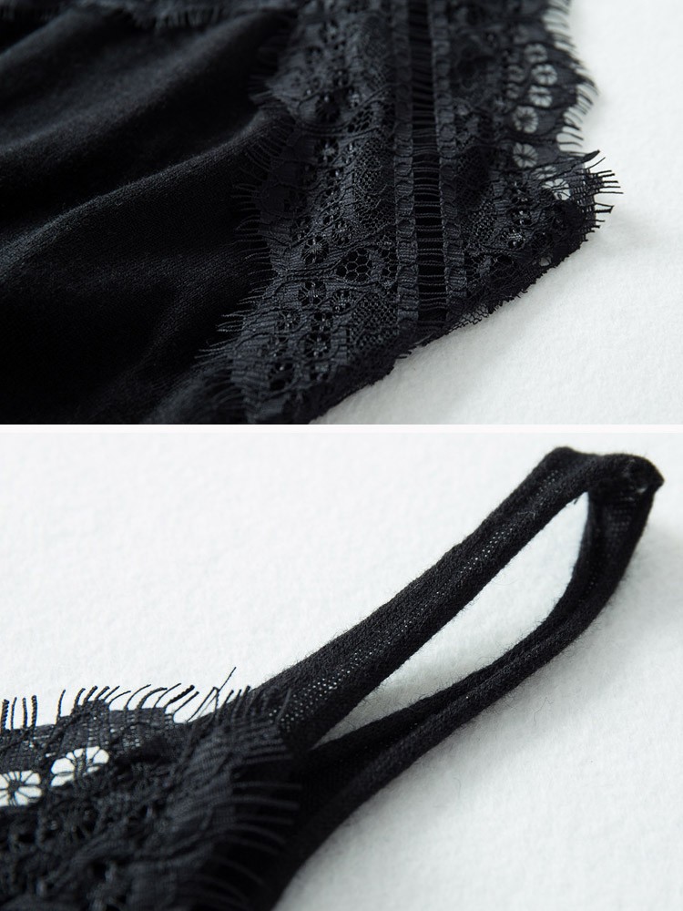 レース キャミソール レディース Vネック 無地 韓国ファッション 送料無料 Dazzle ダズル