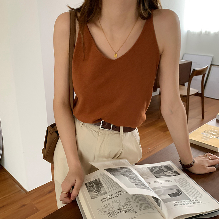 タンクトップ レディース ノースリーブ トップス 韓国 送料無料 Dazzle ダズル