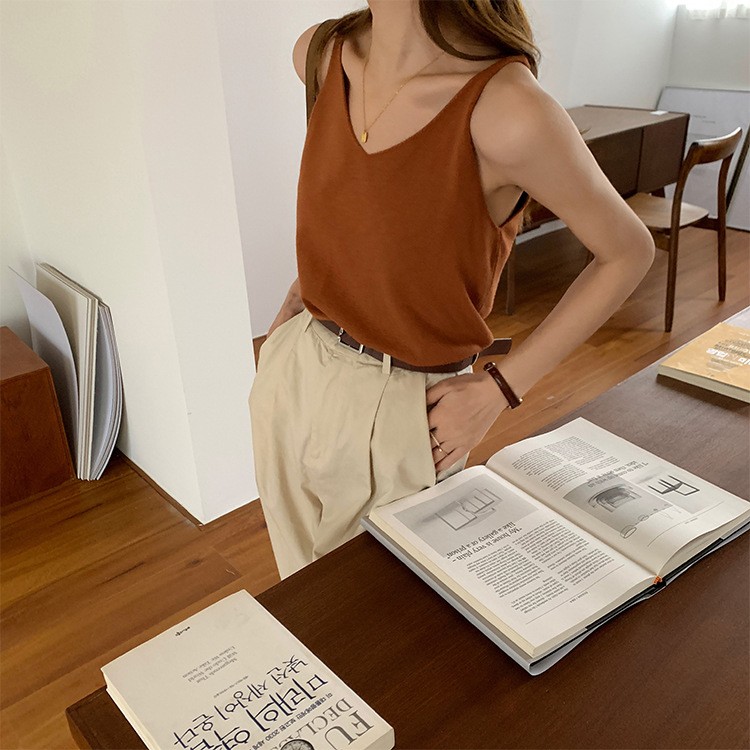 タンクトップ レディース ノースリーブ トップス 韓国 送料無料 Dazzle ダズル