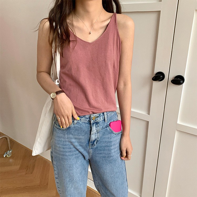 タンクトップ レディース ノースリーブ トップス 韓国 送料無料 Dazzle ダズル