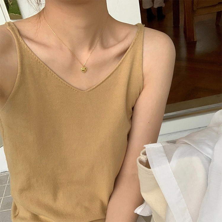 タンクトップ レディース ノースリーブ トップス 韓国 送料無料 Dazzle ダズル